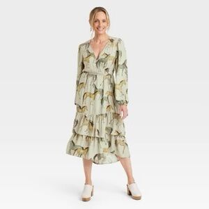 Knox Rose Horse Print Wrap Dress